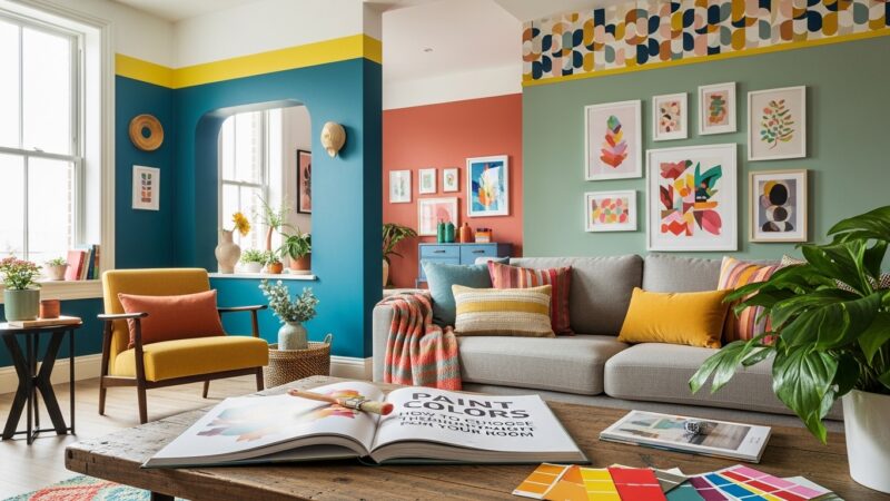 Cores de Tinta: Como Escolher a Paleta Certa para o Quarto